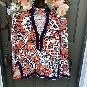 Tory Burch Terry Tunic TOP size XS